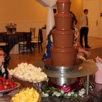 chocolate fountain rental for a Utah wedding