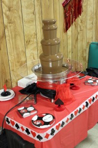 birthday party chocolate fountain in Salt Lake City