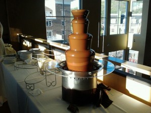 Park City Mountain Resort chocolate fountain