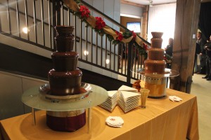 Chocolate fountain in Park City